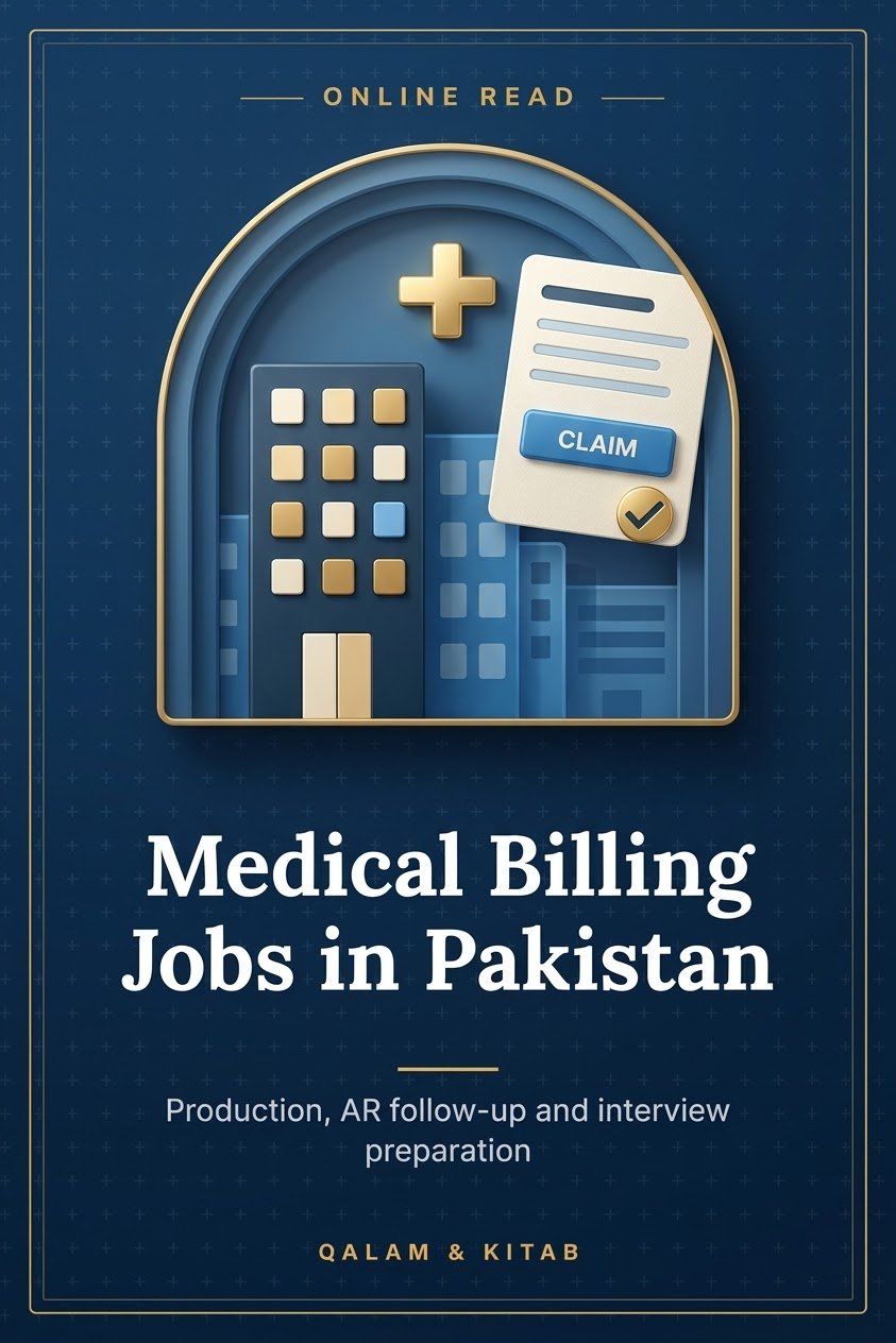 Cover of Medical Billing Jobs in Pakistan: A Complete Guide to Production, AR Follow-Up and Interviews